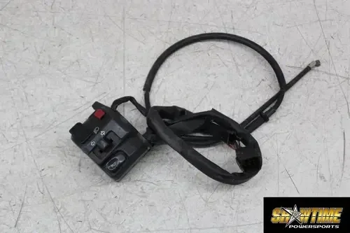 00-02 KAWASAKI NINJA ZX6R LEFT CLIP ON HANDLE HORN LIGHT SIGNALS SWITCH