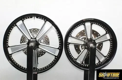 00-05 HARLEY SOFTAIL DEUCE FXSTD ROLAND SANDS 22″ FRONT 18″ REAR WHEELS RIMS