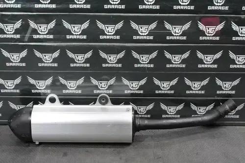 03-05 KAWASAKI KX125 OEM MUFFLER EXHAUST SILENCER SLIP ON PIPE 18100-0003