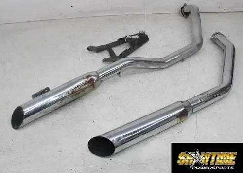 05-09 SUZUKI BOULEVARD C50 VANCE&HINES EXHAUST PIPE HEADER MUFFLERS (SEE DESCP)