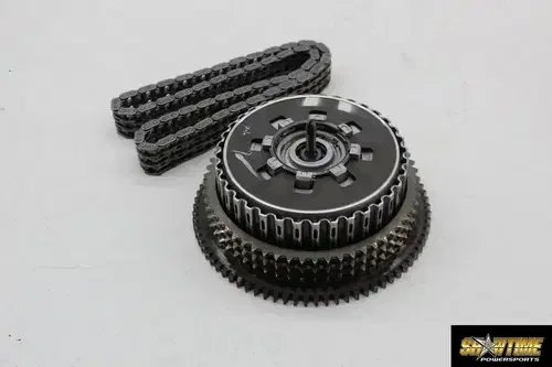 08-10 BUELL FIREBOLT XB12R CLUTCH BASKET HUB PRESSURE PLATE ASSEMBLY CHAIN
