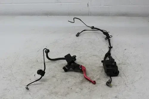 13-17 KAWASAKI NINJA 300 EX300 FRONT BRAKE MASTER CYLINDER W/ LEVER & CALIPER