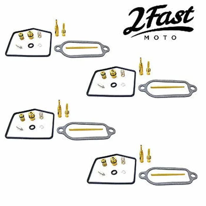 2FastMoto Carburetor Repair Rebuild Kit – 4/Pack for Honda CB350F, CB350 Four [MPN: 2fm-25-90339]