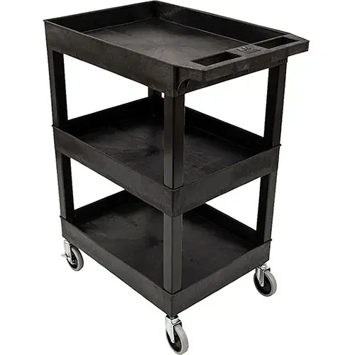 3 Shelf Detail Cart & 2 Bin Combo
