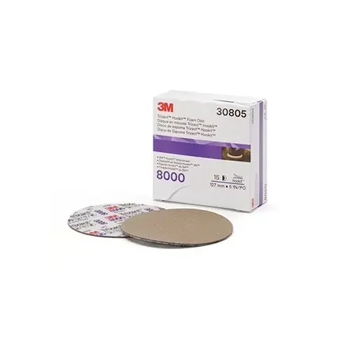 3M 5″ Trizact Hookit Foam Disc, 8000G – 30805