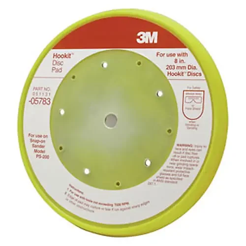 3M Hookit Pad D/F, 8″ x 5 Bolt Hole – 05783
