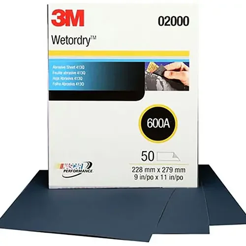 3M Wetordry Tri-M-ite 9″ x 11″ Sanding Sheets
