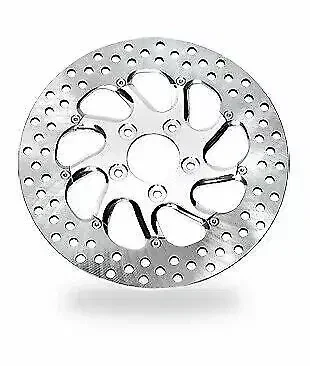 “1Performance Machine PM Torque 11.5 Right Front Brake Rotor Harley 00-up Chrome
