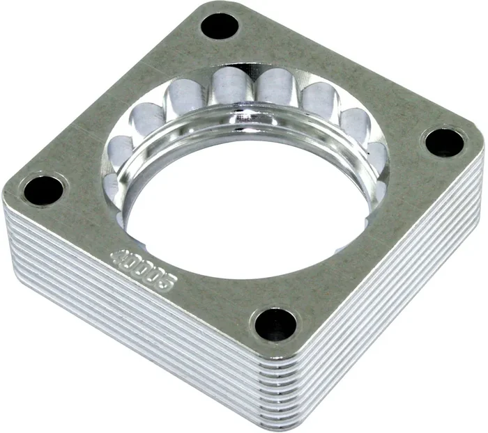aFe Power 46-35001 Silver Bullet Throttle Body Spacer for 91-06 Jeep Wrangler YJ, TJ, TJ Unlimited, Cherokee XJ & Grand Cherokee WJ with 2.5/4.0L