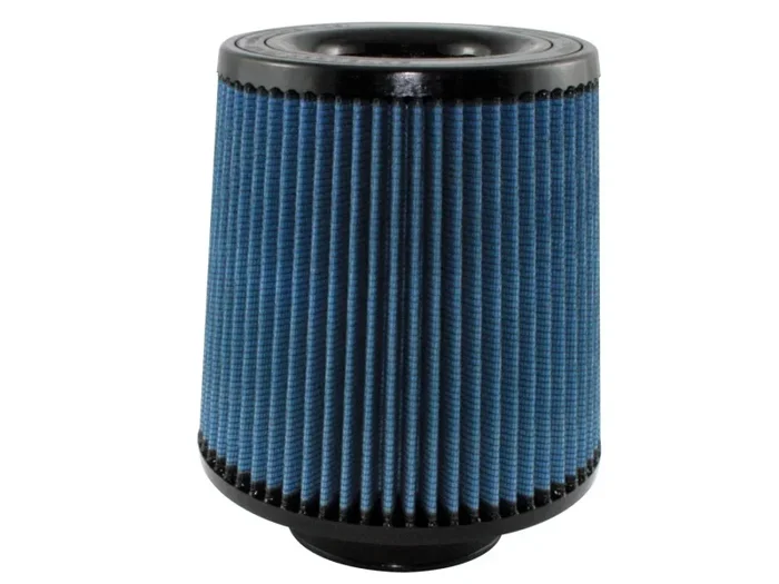 aFe Power Magnum FLOW Pro 5R Conical Air Filter Element – 8 in Base – 7 in Top – 4 in Flange – 8 in Tall – Blue