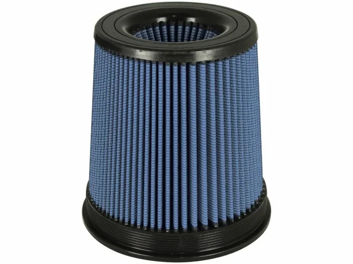 aFe Power Magnum FLOW Pro 5R Conical Air Filter Element – 8 in Base – 7 in Top – 5 in Flange – 9 in Tall – Blue