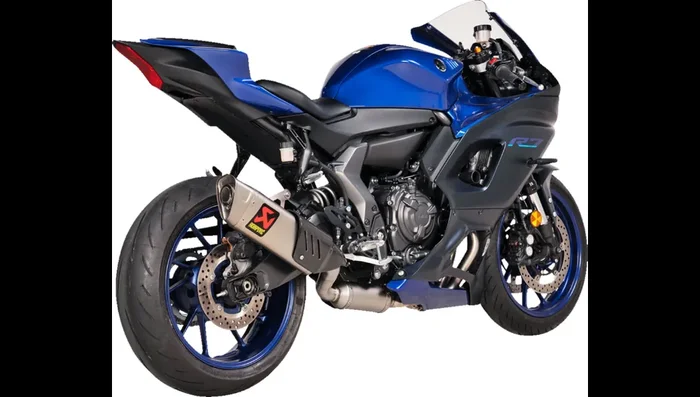 Akrapovic Racing Line Exhaust System for 2022 – 2023 Yamaha YZF-R7 ~ 1810-3053; Titanium, Size One Size (TTOS)
