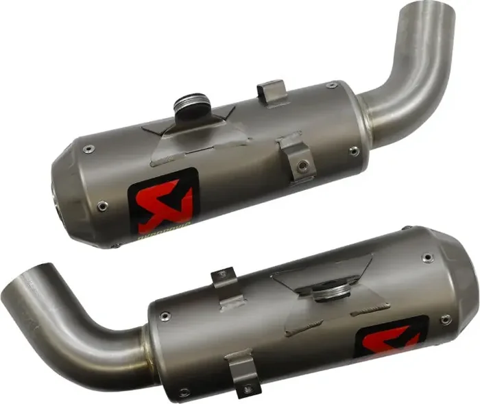 Akrapovic Slip-On Line Muffler for Ducati 2019 2022 Hypermotard 950SP/950 ~ 1811-4240; Black, Size One Size (BLKOS)