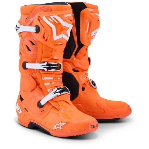 Alpinestars Tech 10 Supervented MX Boots – Orange – Size 14
