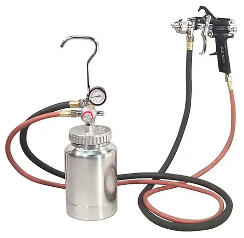 Astro Pneumatic 2-Quart Pressure Feed Paint Gun System with 1.7 mm Tip – 2PG8S