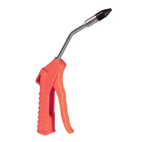Astro Pneumatic Deluxe Air Blow Gun with 4″ Long Angled Nozzle & 1/2″ Removable Rubber Tip – 1718