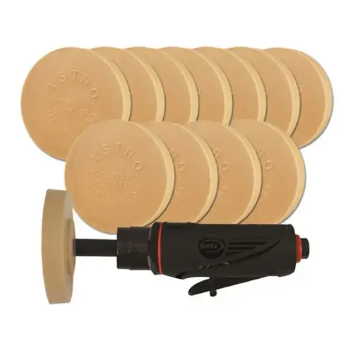 Astro Pneumatic ONYX Pinstripe Removal Tool Kit with (12) 400E Eraser Pads – 232