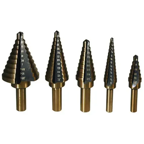 ATD Tools 5pc Step Drill Bit Set