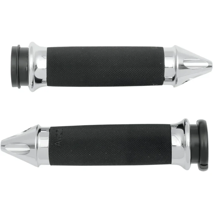 AVON GRIPS 0630-0678 CC-85-CH-SPK-FL Custom Spike End Grips Grips – Custom – Spike End – TBW – Chrome