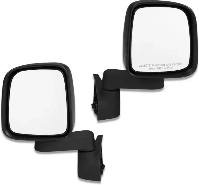 Bestop 51261-01 HighRock 4X4 03-06 Factory Styling Replacement Mirrors for 87-20 Jeep Wrangler YJ, TJ, JK, TJ, JK & JL