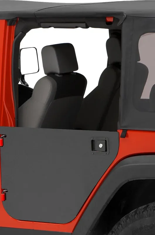 Bestop 51804-01 HighRock 4×4 Element Rear Door Enclosure Kit for 07-18 Jeep Wrangler Unlimited JK 4 Door