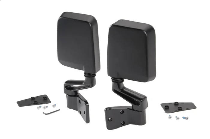 Bestop HighRock 4X4 Factory Styling Replacement Mirrors for 87-18 Jeep Wrangler YJ, TJ, TJ Unlimited, JK & Unlimited JK