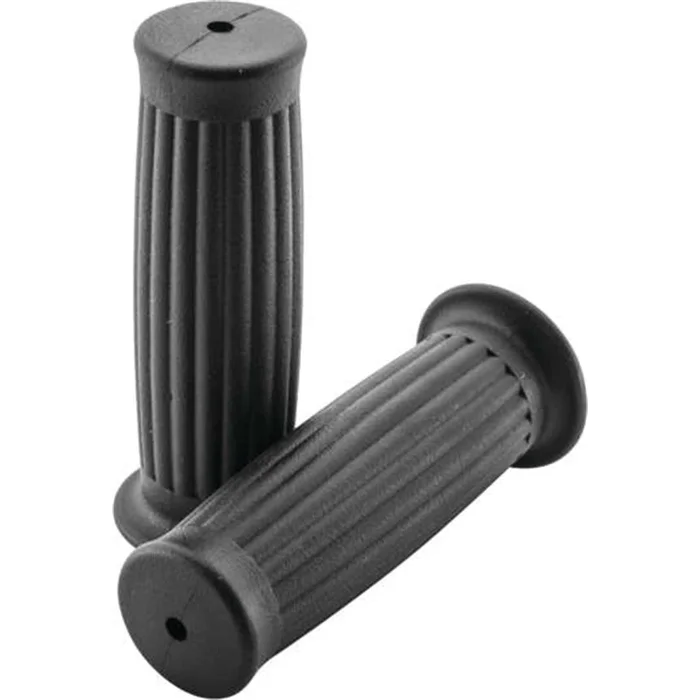 BikeMaster Grips Black, Classic Lines, 118mm WLG-225-BLACK