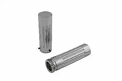 Billet Milled Groove Style Grip Set for Harley Davidson by V-Twin