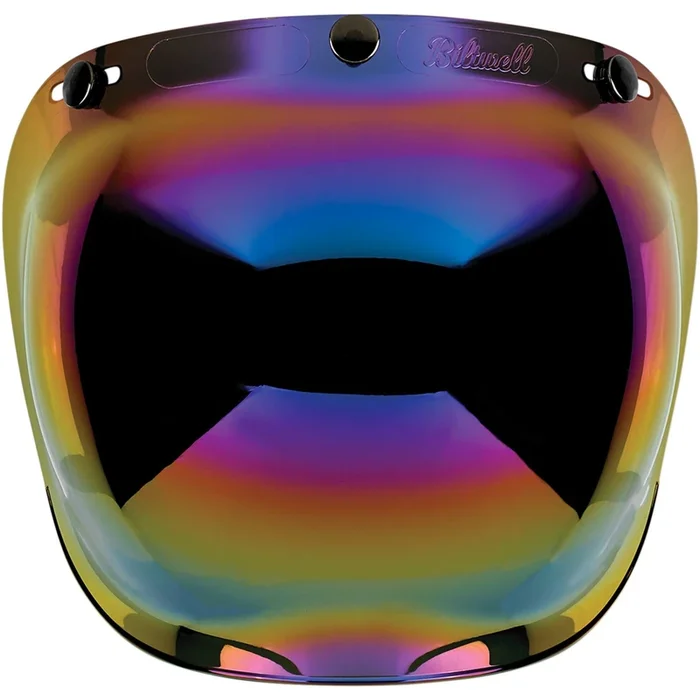 Biltwell Inc. Bubble Shield – Rainbow Mirror 2001-223