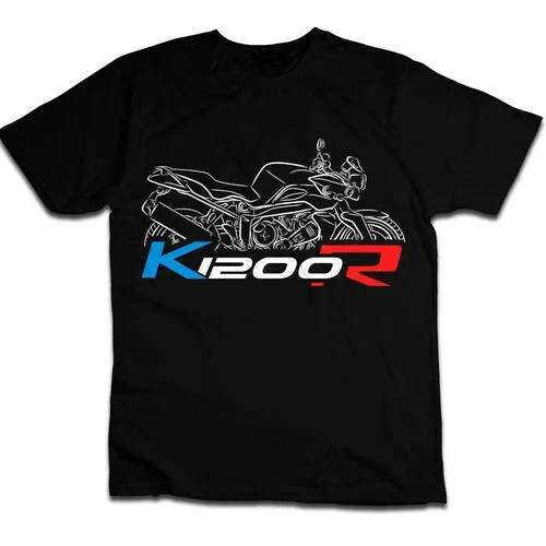 BMW K1200R 2005-2008 T-Shirt, Motorcycle Tee Shirt for Riders, S-5XL