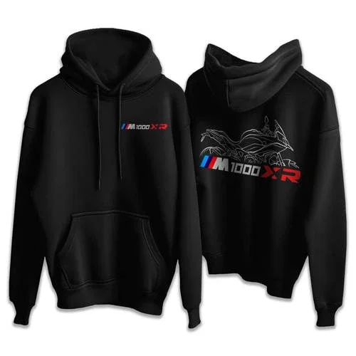 BMW M1000XR 2024 Hoodie, Motorcycle Pullover Hoodie for Riders