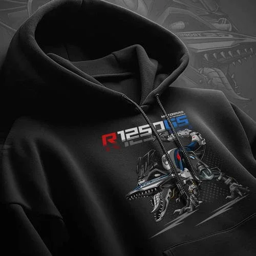 BMW R1250GS 2023 Gravity Blue on Hoodie Pullover for Riders
