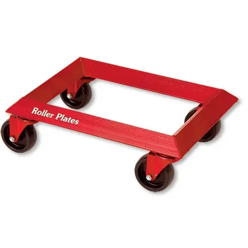 CHAMP® Roller Plates, 4″ Diameter Wheels, 1,000-lb. Load Capacity