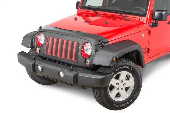 Covercraft 551113-01 Le Bra Premium Nose Bra in Black for 07-18 Jeep Wrangler JK