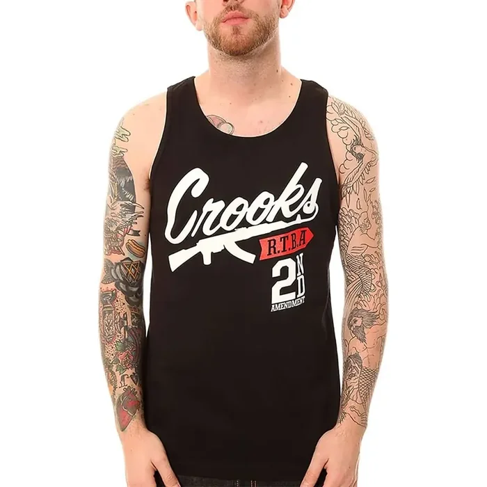Crooks & Castles 2nd Amendment Men‘s Tank Shirts