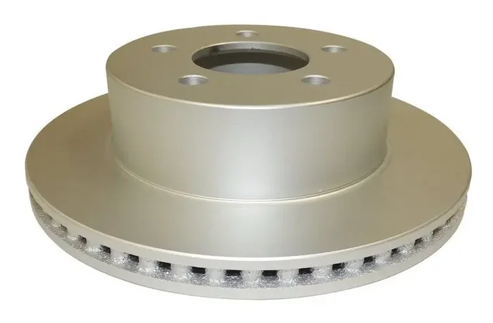 Crown Automotive 5016434C Zinc Coated Front Brake Rotor for 99-06 Jeep Wrangler TJ & Cherokee XJ with 1 Piece Cast Type Rotor