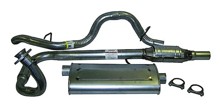 Crown Automotive 52018933K Complete Exhaust Kit for 97-00 Wrangler TJ with 2.5L 4 Cylinder Engine