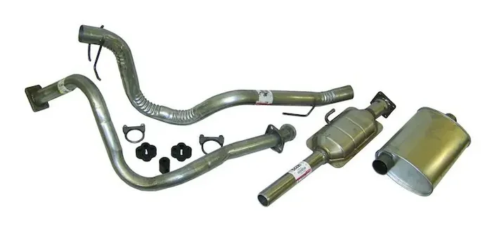 Crown Automotive 52040278K Complete Exhaust Kit for 87-90 Wrangler YJ with 4.2L Engine