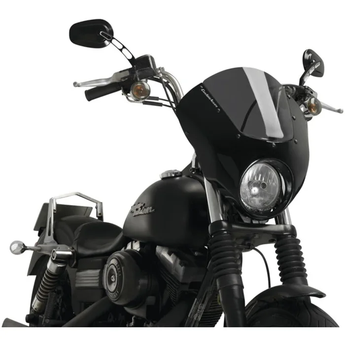 Custom Acces Dark Night Semi-Fairing – Dark Smoke for Harley-Davidson FXDB [MPN: CUP0023F]