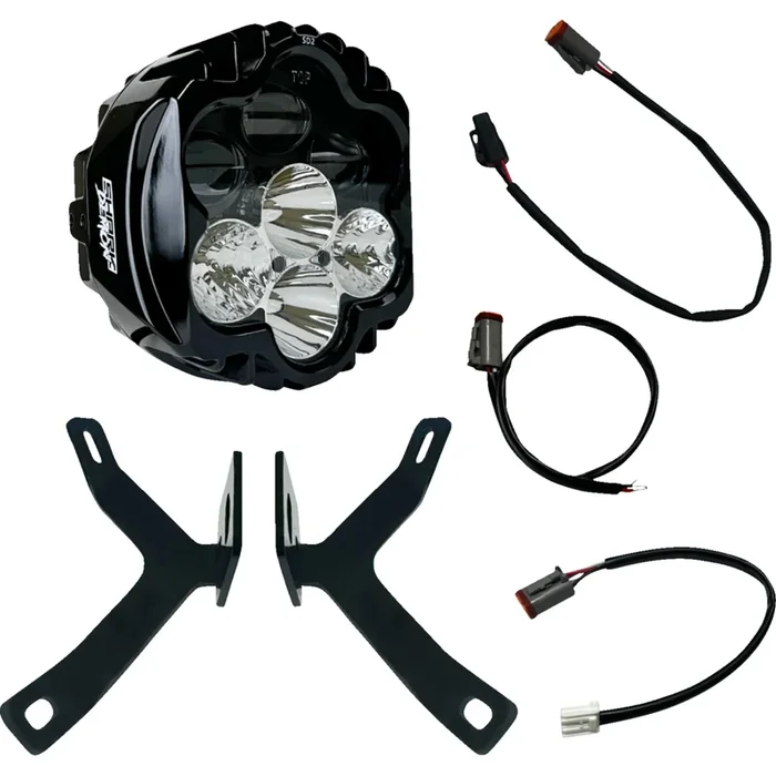 CUSTOM DYNAMICS 2001-2932 SD2-MSRW-W Shark Demon® LED Headlight Kit – for Road Warrior Fairing