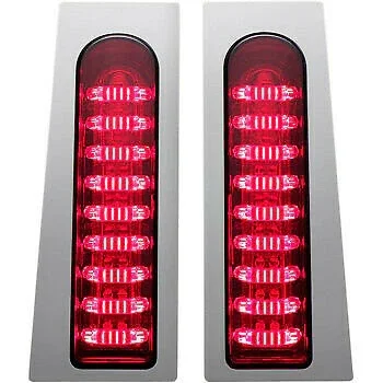 CUSTOM DYNAMICS 2040-2157 PB-FILL-R-CProBEAM® Fillerz® Saddlebag LED Lights Saddlebag Lights – Red – Chrome