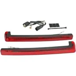 Custom Dynamics ProBeam Red LED Run Brake Turn Tour Pak Arm Harley FLH/T 14-Up