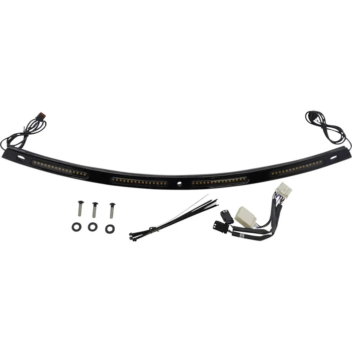 Custom Dynamics Windshield Trim – Sequential Turn Signals – Black CD-WT2-SEQ-05-B