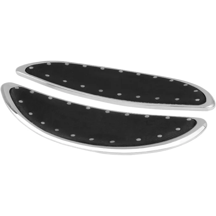 CYCLESMITHS DS-254435 105FOOTBOARD Banana Boards – Chrome with Rivets