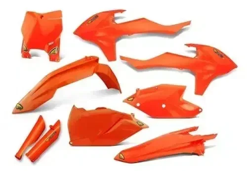 Cycra Racing Stock Orange Powerflow Plastic Body Kit For KTM 125-450 2016