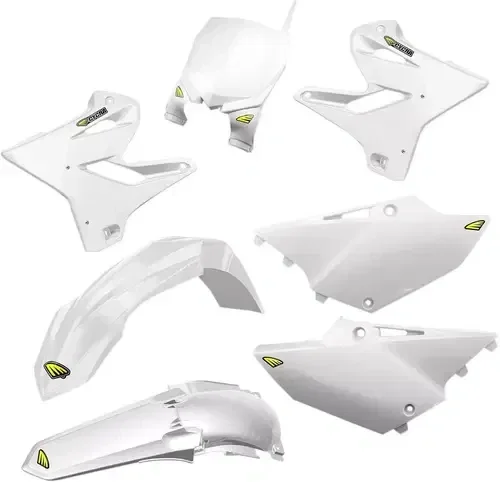 Cycra White Plastic Kit Powerflow For Yamaha 2015-2021 YZ 125 250 250 X