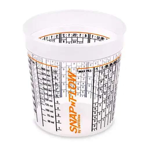 DeVilbiss SNAP N FLOW™ 15 oz Disposable Cup System – Small Jobs