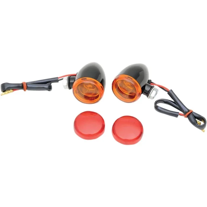 Drag Specialties Mini-Duece Marker Light Kit – Amber/Red [MPN: 2040-1043]
