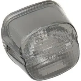 Drag Specialties Smoke Laydown Taillight Lens With Top Tag Window Harley 03-18