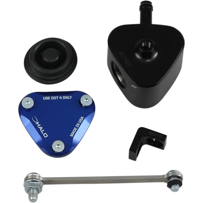 DRIVEN RACING 1731-0596 DRRRE-01-BL Halo Fluid Container Rear Brake Fluid Reservoir – Blue